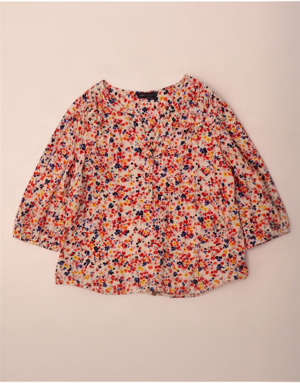 Marks & Spencer Damen-Blusenoberteil mit 3/4-Ärmeln, UK 18, XL, Mehrfarbig
