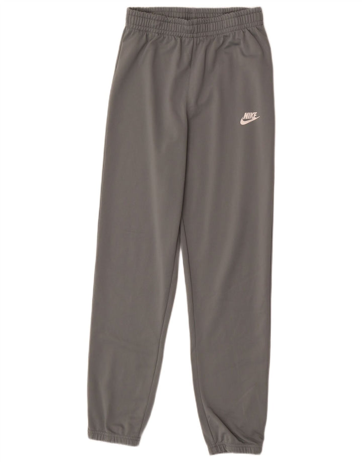 Nike Jungen-Trainingshose, Jogginghose, 13–14 Jahre, XL, graues Polyester