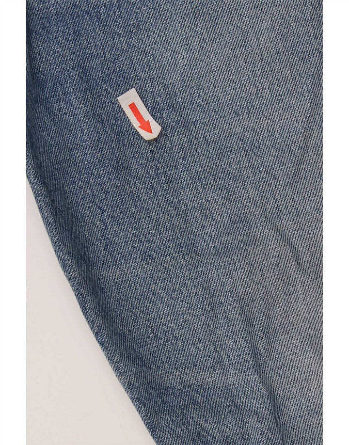 Levi's Damen 581 Straight Jeans W34 L32 Blaue Baumwolle