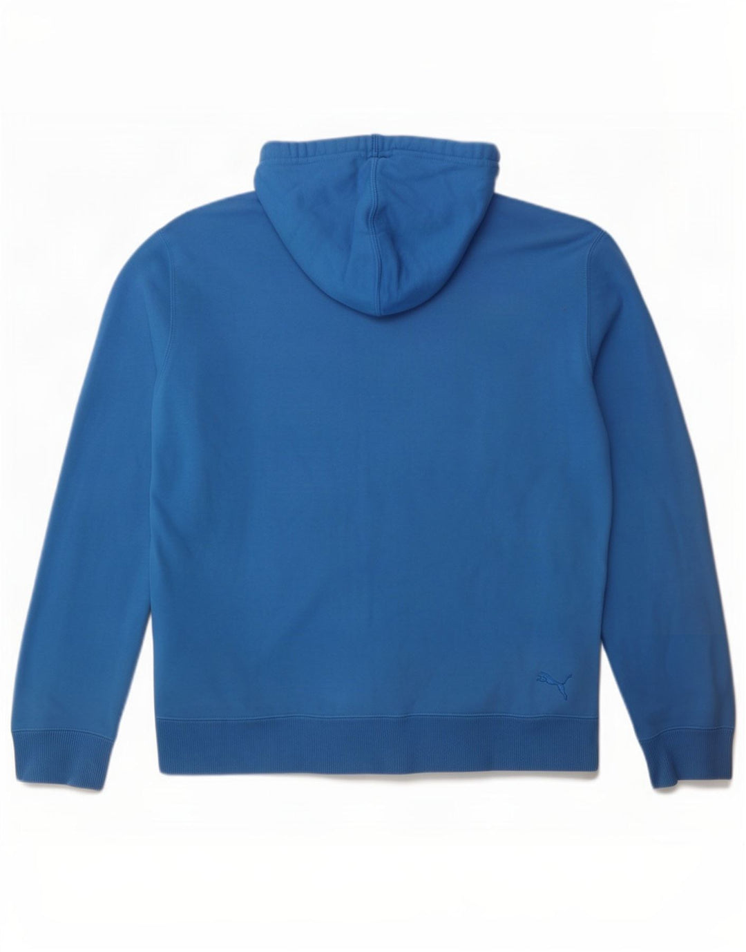 Puma Herren Kapuzenpullover mit grafischem Reißverschluss, Größe L, Blau