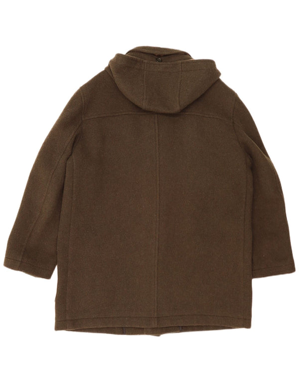 Vintage Herren Dufflecoat mit Kapuze UK 42 XL Khaki