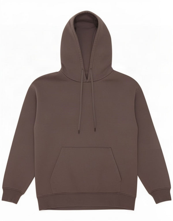 Zara Herren Kapuzenpullover, große graue Baumwolle