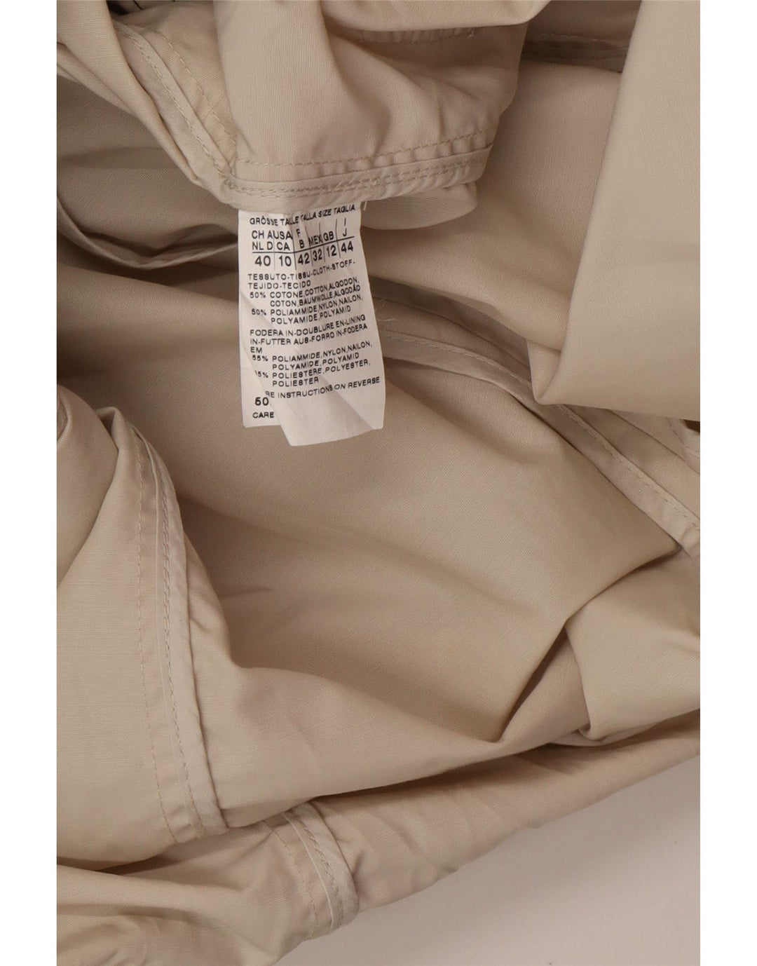 MAX MARA Damen-Wochenend-Trenchcoat UK 12 Medium Beige Cotton Classic