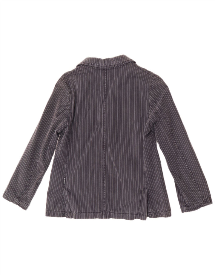 Armani Junior Jungen 3-Knopf-Blazerjacke 9-10 Jahre Marineblau gestreift