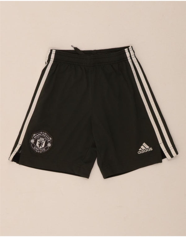 Adidas Jungen Manchester United Sportshorts 9–10 Jahre, grünes Polyester