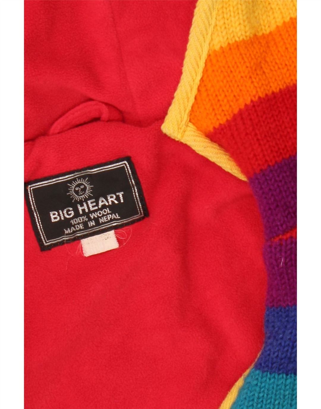 Vintage Damen Cardigan Pullover UK 12 Medium Bunt Bunt