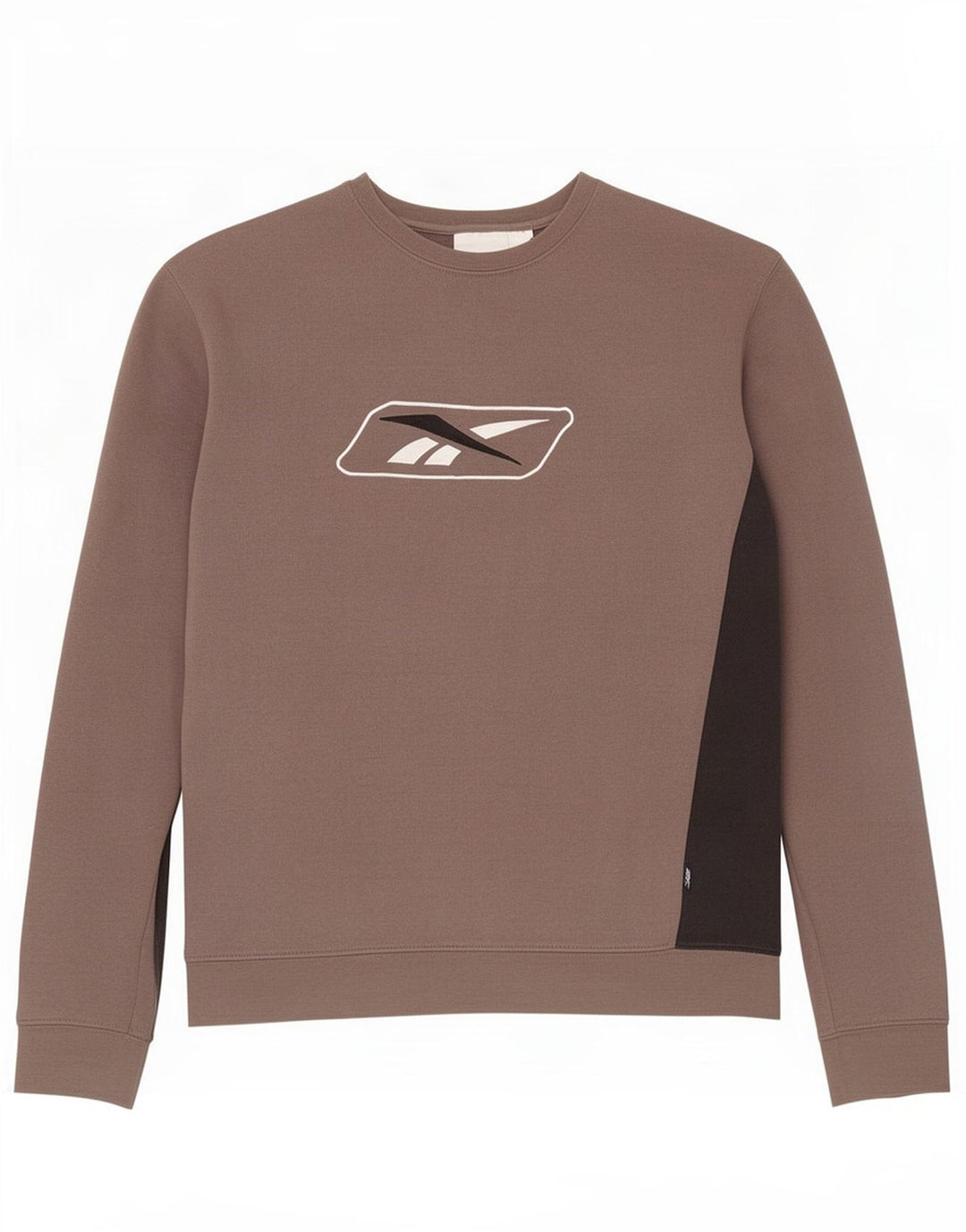 Reebok Herren Grafik-Sweatshirt-Pullover Mittelgrauer Farbblock