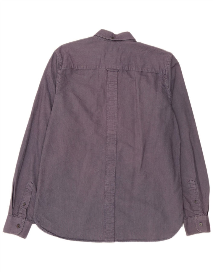 Fred Perry Herrenhemd aus mittelblauer Baumwolle