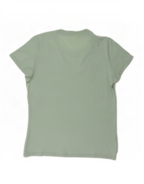Adidas Damen Graphic T-Shirt Top UK 12/14 Mittelgrün