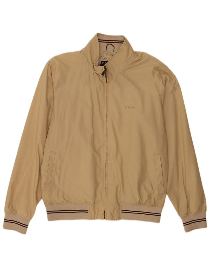 Brugi Herren Bomberjacke UK 42 XL Beige Baumwolle