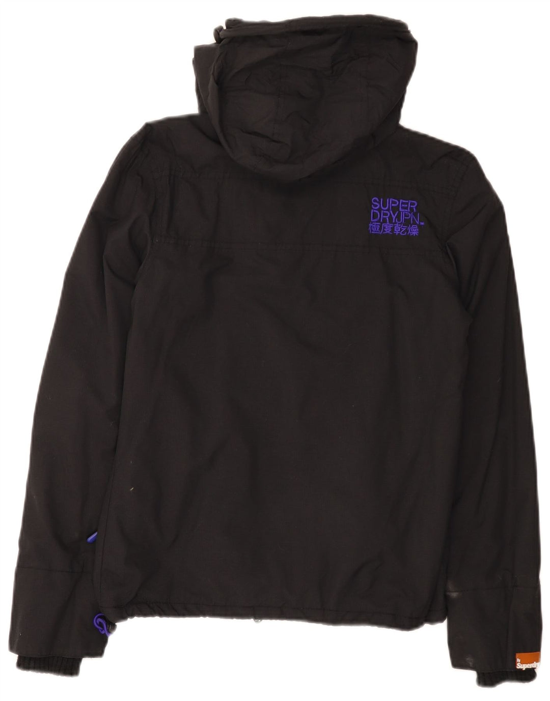 Superdry Damen The Windcheater Graphic Windjacke UK 2 2XS Schwarz