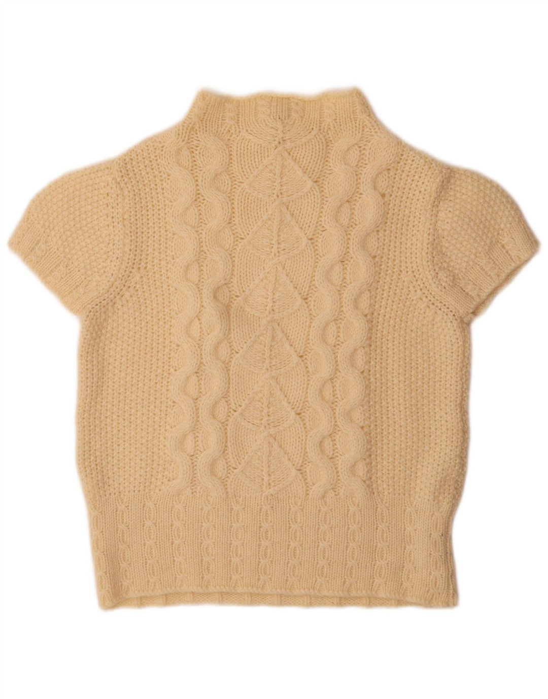 BENETTON Womens Turtle Neck Jumper Sweater UK 16 Large Off White