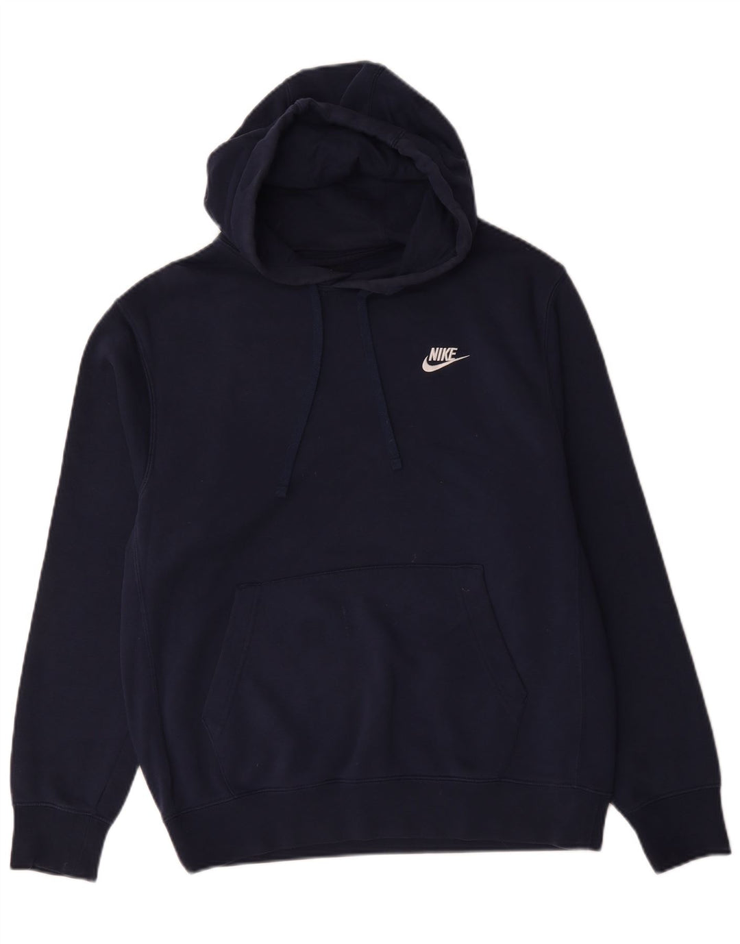 Nike Herren-Hoodie-Pullover aus Baumwolle in mittlerem Marineblau