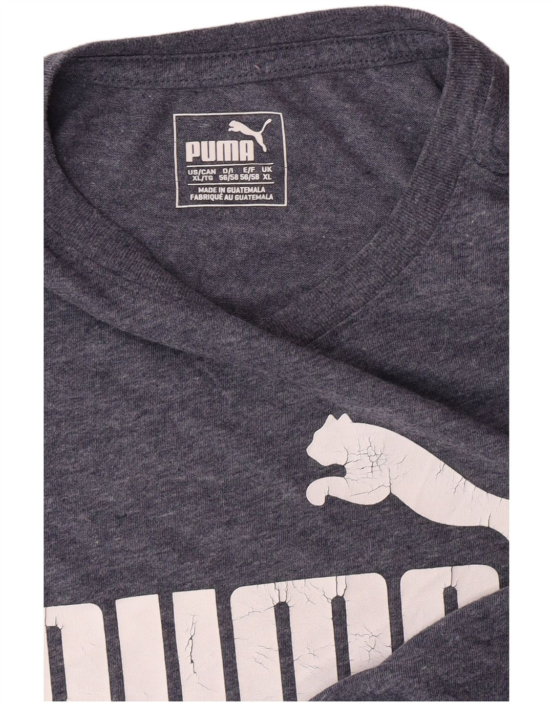 PUMA Herren Grafik T-Shirt Top XL Blau