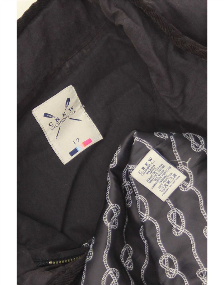 Crew Clothing Damen Steppjacke UK 12 Medium Marineblau Baumwolle
