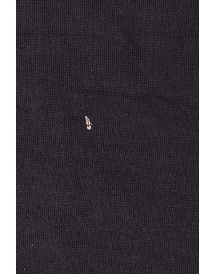 Marks & Spencer Damen-Pullover mit Rundhalsausschnitt, Gr. 10, Marineblau