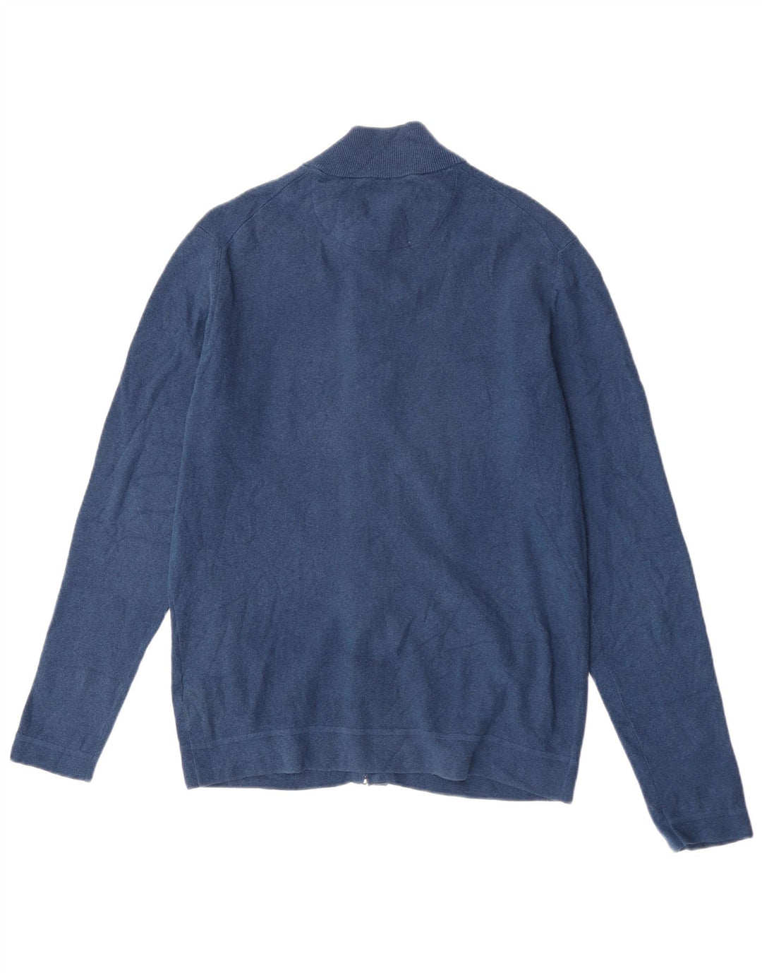 Massimo Dutti Herren Strickjacke XL Marineblau Baumwolle