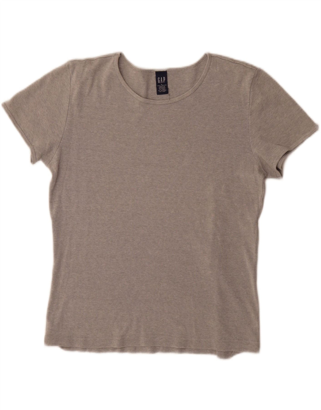 Gap Damen T-Shirt Top UK 16 Large Grau Baumwolle