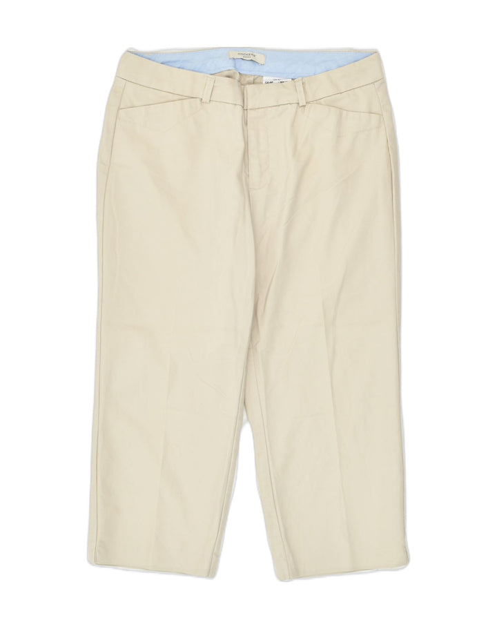 DOCKERS Womens Petite Capri Casual Trousers US 6 Medium W28 L20  Beige | Vintage Dockers | Thrift | Second-Hand Dockers | Used Clothing | Messina Hembry 