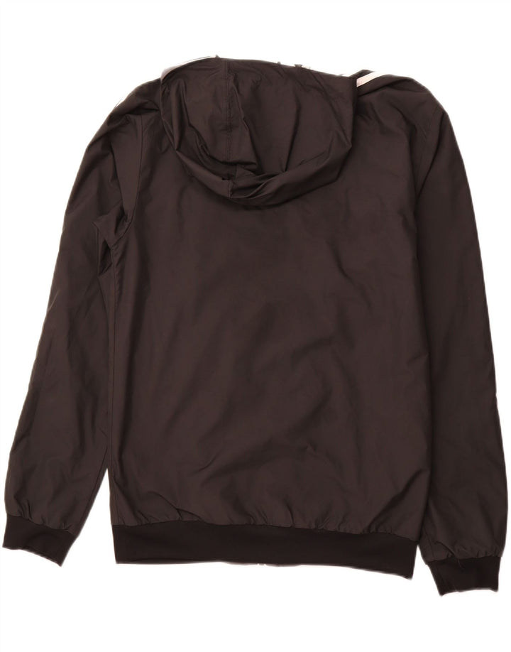 ADIDAS Herren Kapuzen-Wendejacke UK 36 Small Grau Polyester