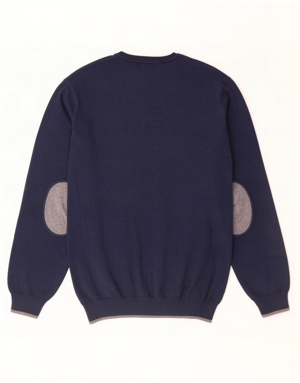 Armani Jeans Herren Regular Fit Rundhalspullover Pullover XL Marineblau Baumwolle