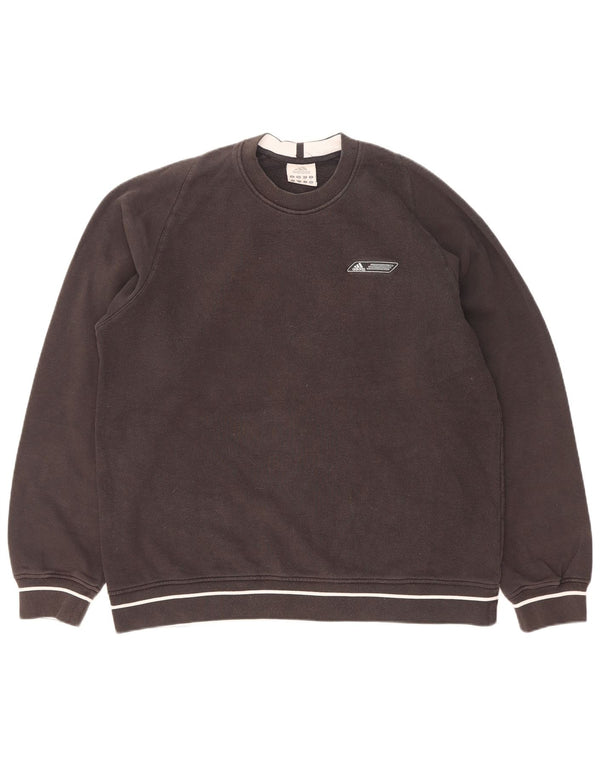 Adidas Herren Sweatshirt Pullover Medium Schwarz Baumwolle