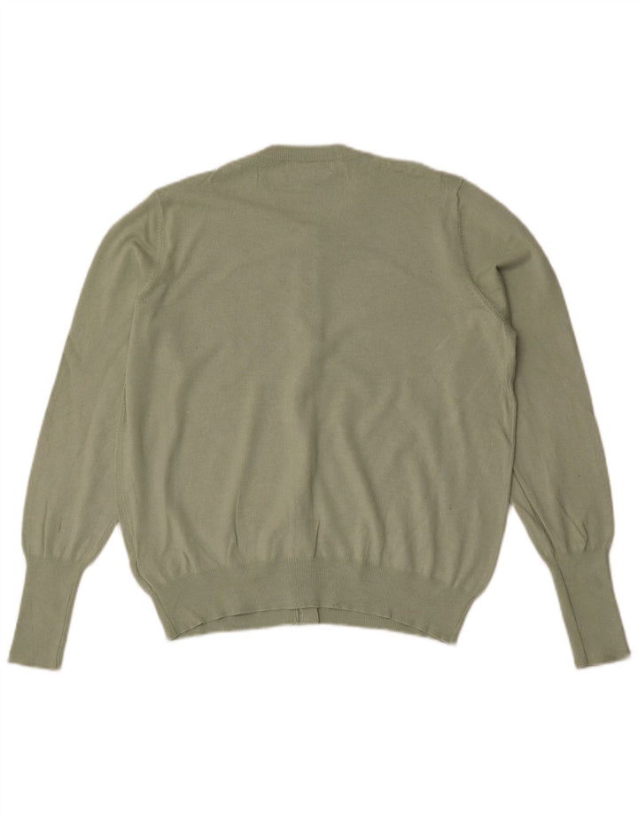 Marks & Spencer Damen-Cardigan-Pullover UK 14 Mittelgrüne Viskose