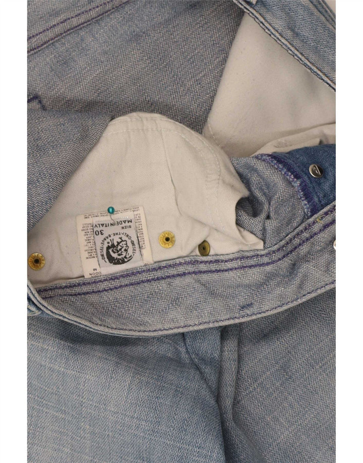 Diesel Herren Jeansshorts W30 mittelblaue Baumwolle