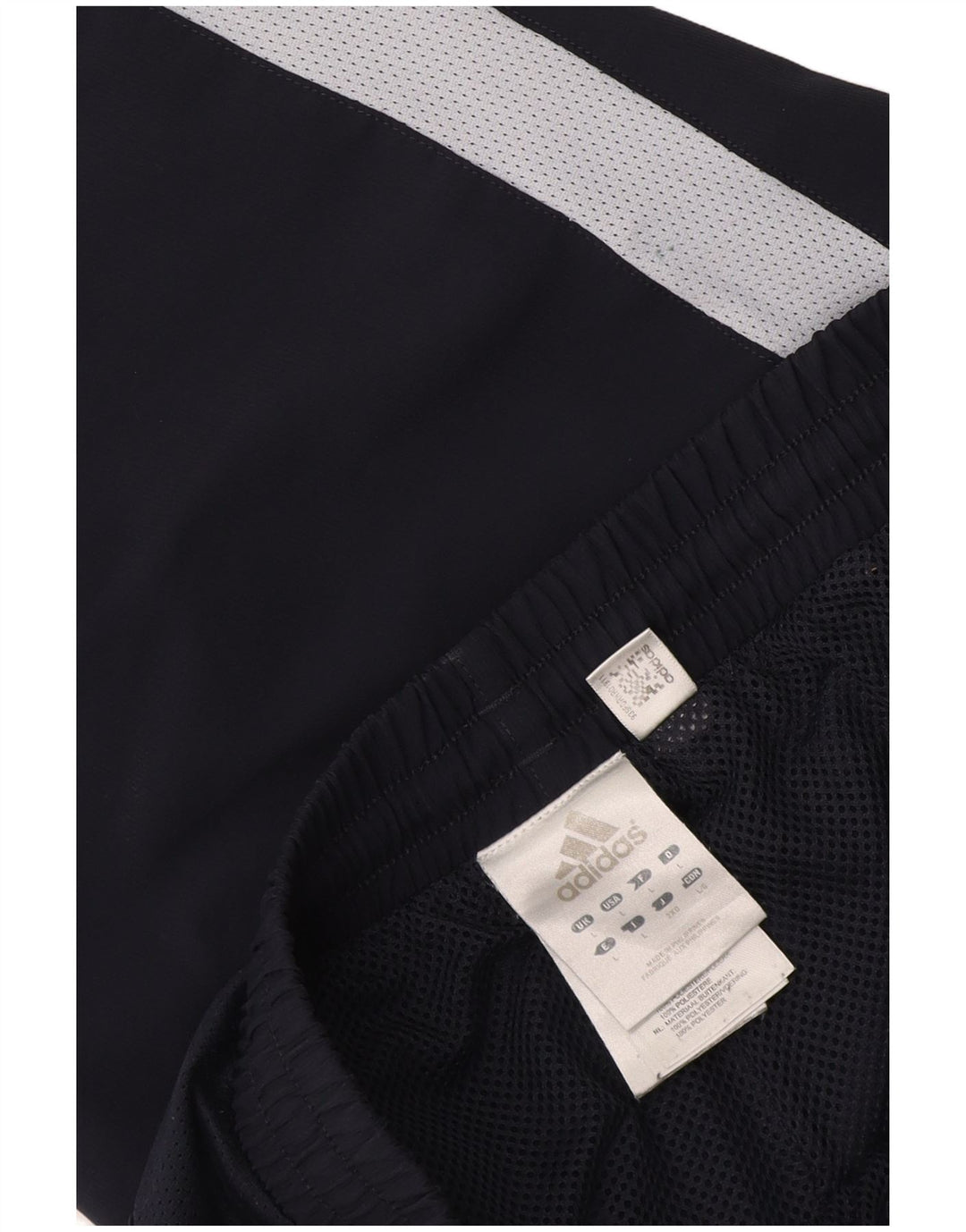 Adidas Herren-Bermuda-Sportshorts, großes marineblaues Farbblock-Polyester