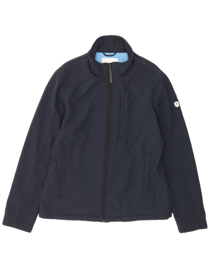 ALPENNBLITZ Herren-Windbreaker-Jacke, UK 40, Größe L, Marineblau, Polyester