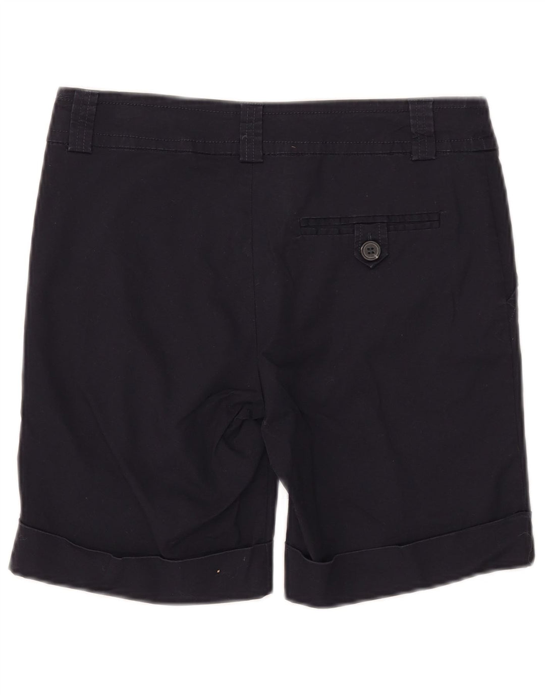 VINTAGE Damen Chino-Shorts W30 Medium Marineblau