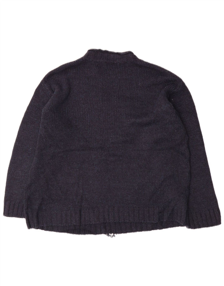 Marks & Spencer Herren-Pullover „Harbor“ mit Rollkragen, Blau, Größe L, Marineblau