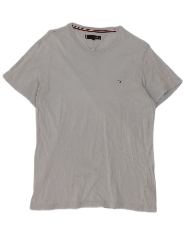 Tommy Hilfiger Herren T-Shirt Top Large Blau Baumwolle