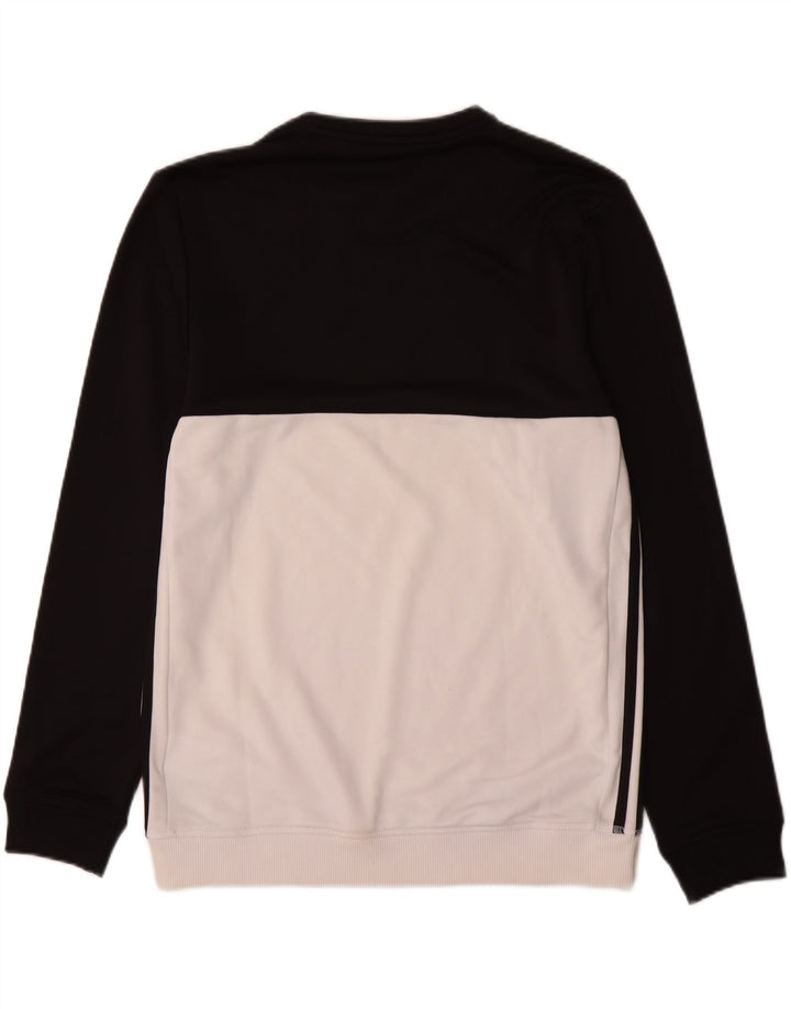 Adidas Herren Sweatshirt Pullover Medium Schwarz Colourblock Polyester