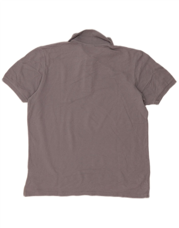 Gianmarco Venturi Herren Poloshirt Large Grau