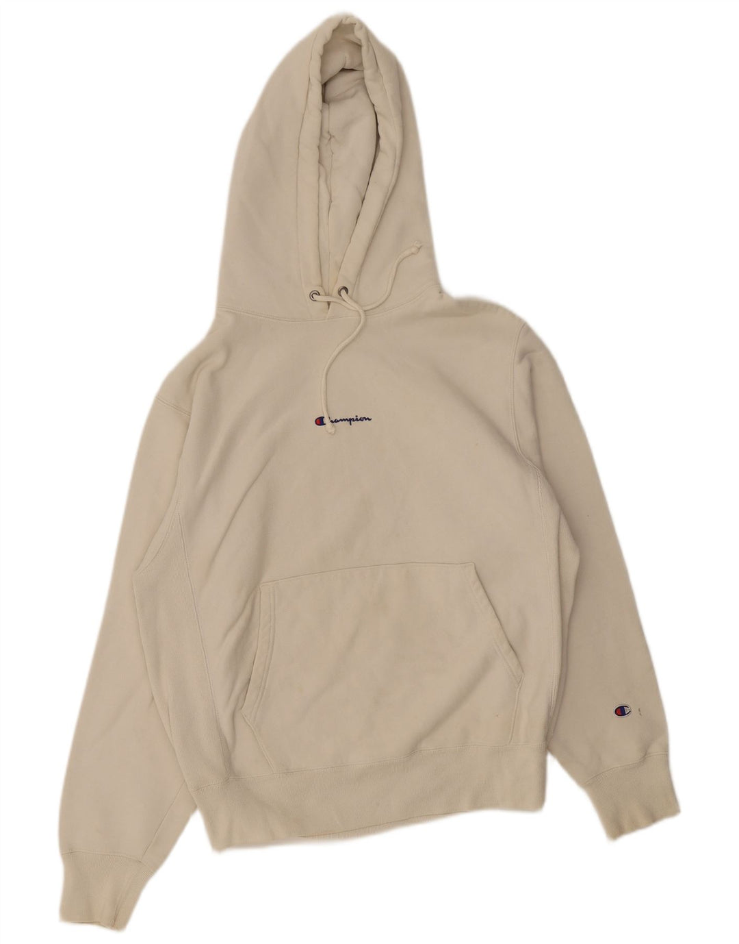 Champion Herren Reverse Weave Kapuzenpullover Mittelweiß
