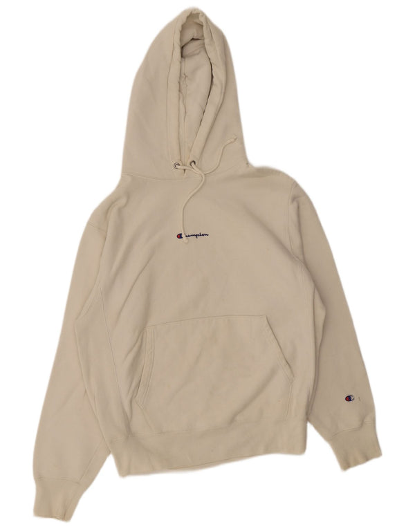 Champion Herren Reverse Weave Kapuzenpullover Mittelweiß