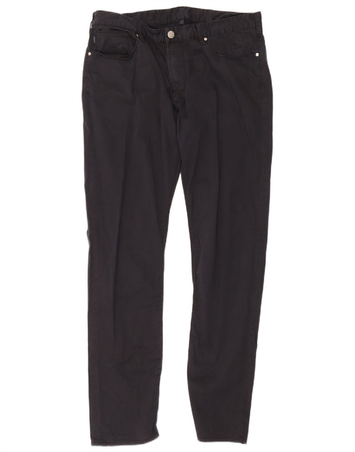 Armani Herren Slim Jeans W36 L32 Marineblaue Baumwolle
