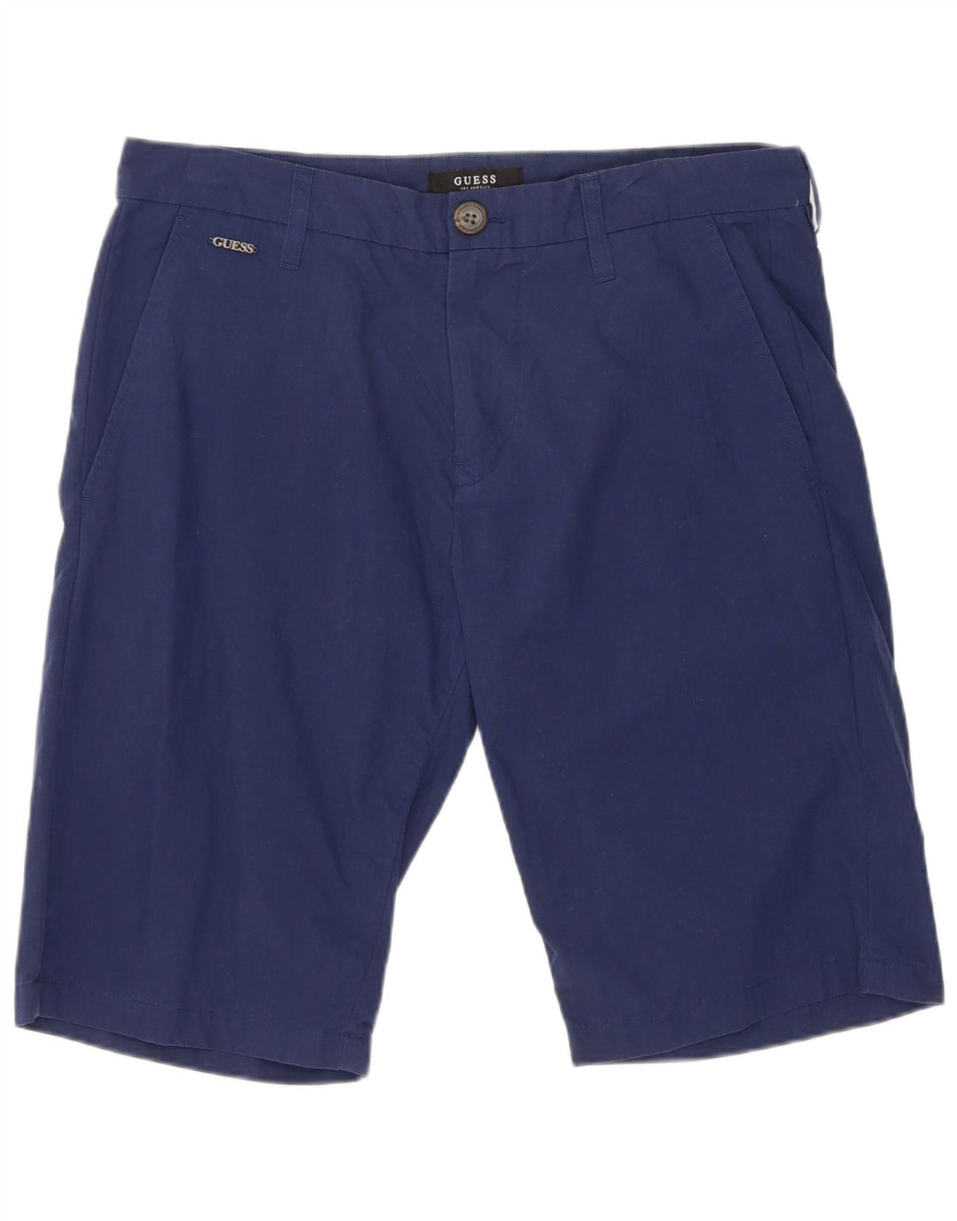 Guess Herren Chinoshorts W32 mittelblaue Baumwolle