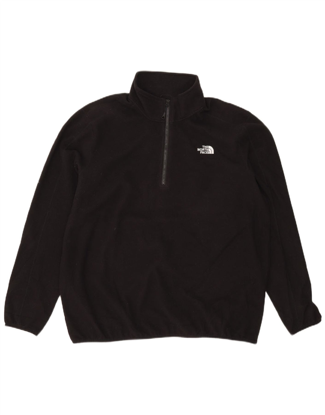 The North Face Herren-Fleecepullover mit Reißverschluss, 2XL, Schwarz, Polyester