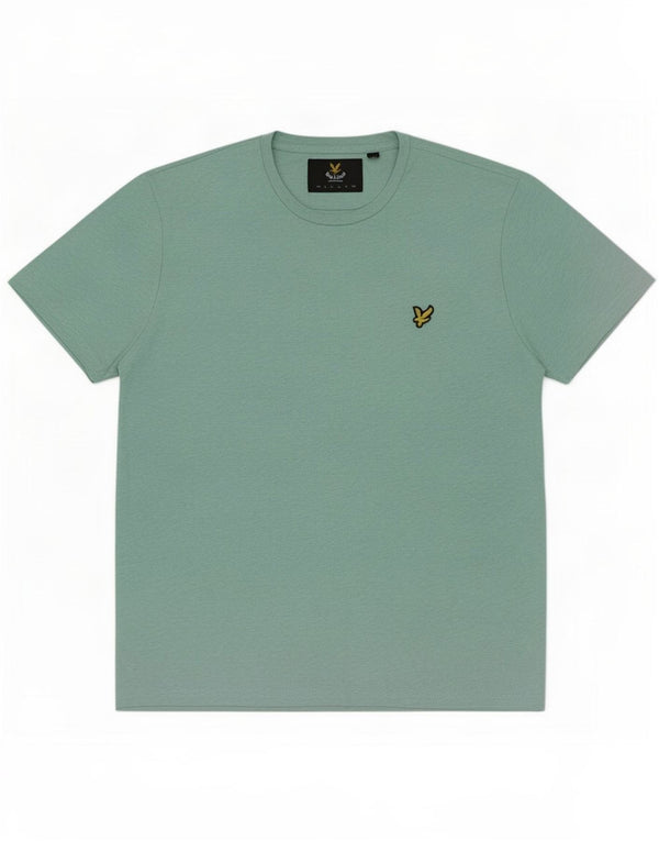 Lyle & Scott Herren T-Shirt Top Large Türkis Baumwolle
