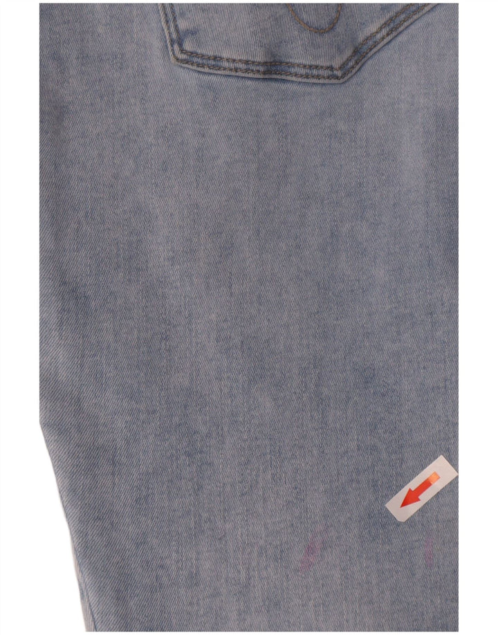 Calvin Klein Damen Slim Jeans W30 L27 Blaue Baumwolle