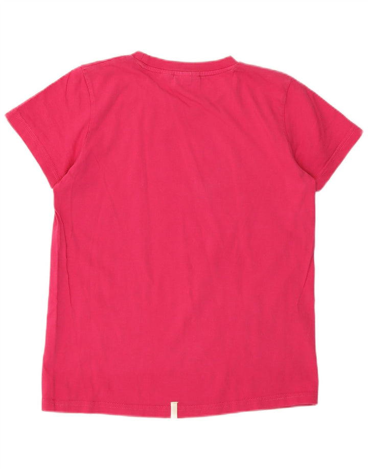 Puma Damen Graphic T-Shirt Top UK 12 Mittelrosa