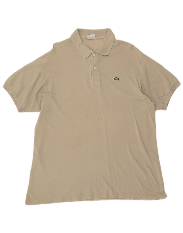 Lacoste Herren Poloshirt Größe 6 XL Beige