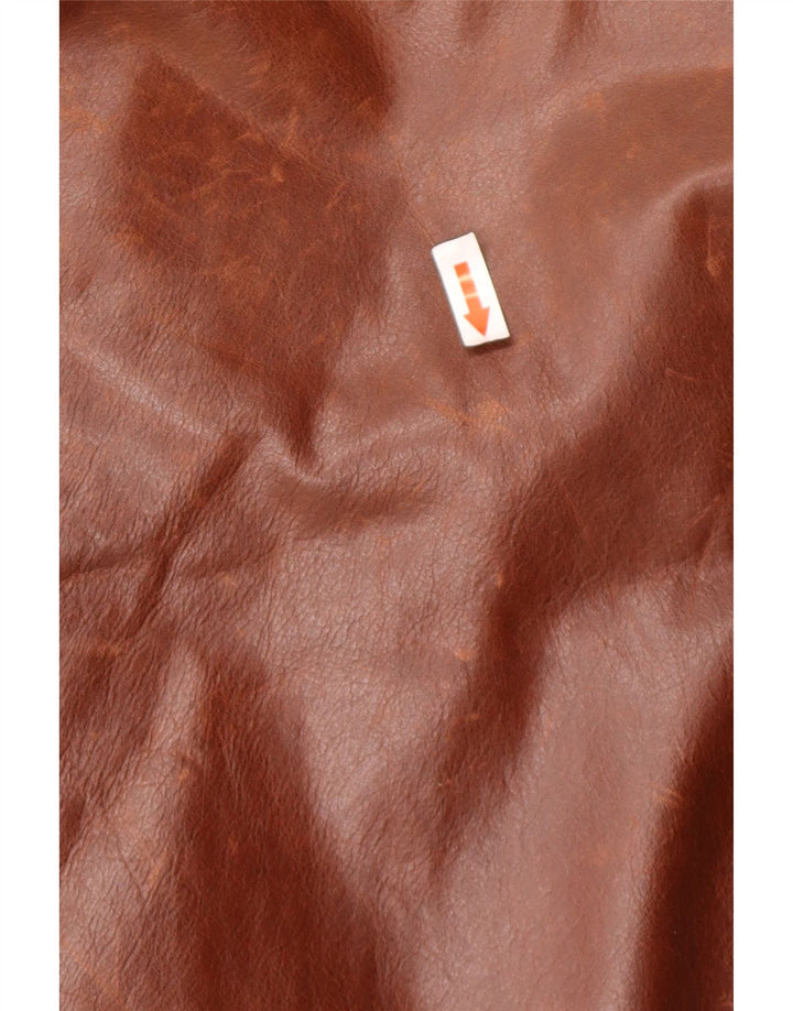 Brooksfield Herren-Lederjacke IT 50, großes braunes Leder