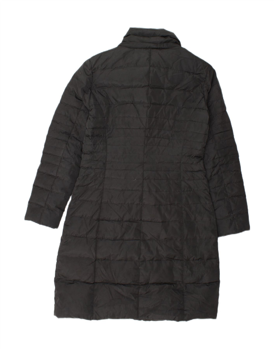 ARMANI JEANS Womens Padded Coat EU 42 Large Black Polyester Vintage Armani Jeans and Second-Hand Armani Jeans from Messina Hembry 