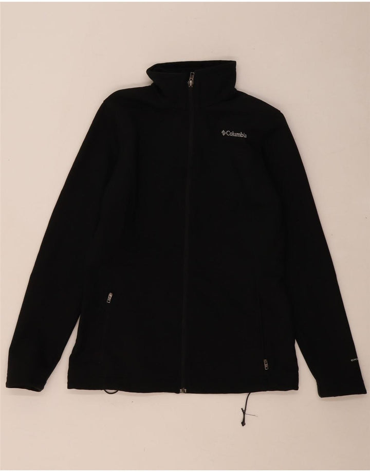 COLUMBIA Damen Omni-Shield Trainingsanzug Top Jacke UK 14 Medium Schwarz
