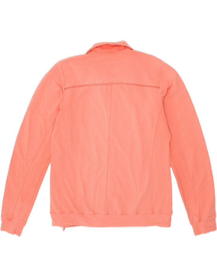 CHAMPION Womens Tracksuit Top Jacket UK 16 Large Orange Cotton Vintage Champion and Second-Hand Champion from Messina Hembry 