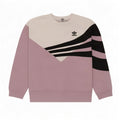 Adidas Damen-Sweatshirt in Übergröße, Gr. 14, mittelrosa, Farbblock