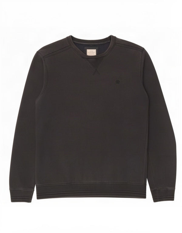 Fat Face Herren Sweatshirt Pullover XL Schwarz Baumwolle